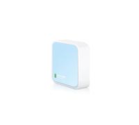TP-Link TL-WR802N router wireless Fast Ethernet Banda singola (2.4 GHz) Blu, Bianco