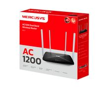 Mercusys AC12 router wireless Fast Ethernet Dual-band (2.4 GHz/5 GHz) Nero