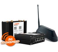 Router wlan 5g cat 12 selfsat mwr 5540 con antenna a tetto shark 5g nera fino a 2,6 gbps