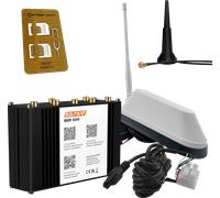 Router wlan 5g cat 20 selfsat mwr 5550 con antenna a tetto shark 5g bianca fino a 3,3 gbps