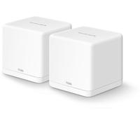 MERCUSYS Halo H30G (2-pack) Mesh Wi-Fi System, AC1300 Dual Band Whole Home WiFi Booster, copertura fino a 2.800 ft², collegare oltre 100 dispositivi, porte Gigabit WiFi router, facile controllo app