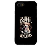Routine First Coffee Then Walkies Dog Lover Custodia per iPhone SE (2020) / 7/8