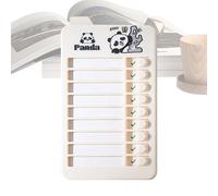 Routine giornaliera - Grafico per bambini con pianificazione visiva del comportamento | Tracker di responsabilità educativa per bambini, famiglia, fratelli o uso domestico