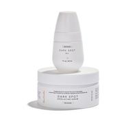 Routine in 2 fasi Bushbalm per macchie scure e peli incarniti - Ringiovanisci e nutri - Olio per peli incarniti (30 ml) e scrub esfoliante (236 m