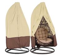ROUYA Copertura for Sedia Sospesa, Cesto Sospeso, Sedia A Dondolo, Copertura, Sedia Sospesa, da Esterno, Impermeabile, for Sedia A Sdraio, Sedia A Dondolo(Khaki,115x190cm)