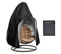 ROUYA Copertura for Sedia Sospesa, Cesto Sospeso, Sedia A Dondolo, Copertura, Sedia Sospesa, da Esterno, Impermeabile, for Sedia A Sdraio, Sedia A Dondolo(Noir,115x190cm)
