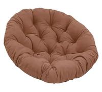 ROUYA Sedia Sospesa, Cuscino Rotondo for Sedia in Rattan, Spesso Antiscivolo, Facile da Pulire, for Sedute da Interno Ed Esterno in Tatami for Patio(Coffee,90x90cm)