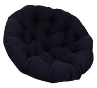 ROUYA Sedia Sospesa, Cuscino Rotondo for Sedia in Rattan, Spesso Antiscivolo, Facile da Pulire, for Sedute da Interno Ed Esterno in Tatami for Patio(Noir,90x90cm)