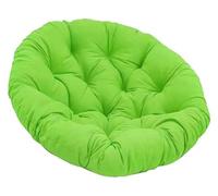 ROUYA Sedia Sospesa, Cuscino Rotondo for Sedia in Rattan, Spesso Antiscivolo, Facile da Pulire, for Sedute da Interno Ed Esterno in Tatami for Patio(Green,50x50cm)