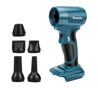 Rouzin Soffiatore a batteria per Makita da 18 V senza fili, pulitore di polvere portatile per auto, ventilatore elettrico, piccolo per soffiare foglie, neve, polvere (senza batteria)