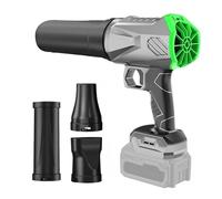 Rouzin Soffiatore elettrico a batteria per Makita 18 V, ventilatore elettrico Turbo Jet, mini ventilatore senza spazzole, soffiatore portatile senza fili, per bolle di foglie, neve, polvere (senza