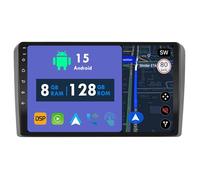 RoverOne 8G+128G CarPlay Stereo per A3 2 8P 2003-2013 S3 2 2006-2012 RS3 1 2011 2012 con Android Auto Radio GPS Navi Bluetooth RDS WiFi Touch Screen Lettore Multimediale