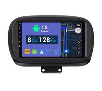 RoverOne 8G+128G CarPlay Stereo per Fiat 500X 2014-2020 con Android Auto Radio GPS Navi Bluetooth RDS WiFi Touch Screen Unità Testa Lettore Multimediale