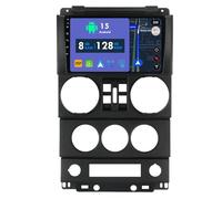 RoverOne 8G+128G CarPlay Stereo per Jeep Wrangler Rubicon 2008-2010 con Android Auto Radio GPS Navi Bluetooth RDS WiFi Touch Screen Unità Testa Lettore Multimediale