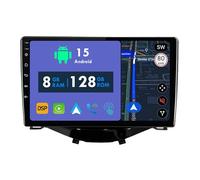 RoverOne 8G+128G CarPlay Stereo per Peugeot 108 per Citroen C1 per Toyota Aygo B40 2014-2021 con Android Auto Radio GPS Navi Bluetooth RDS WiFi Touch Screen Unità Testa Lettore Multimediale