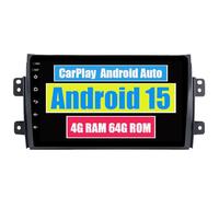 RoverOne Autoradio CarPlay per Suzuki SX4 1 2006-2014 per Fiat Sedici 189 2005-2014 Android Touch Screen Sat Navi Bluetooth WiFi Radio Player