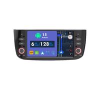RoverOne Autoradio CarPlay Unità di Testa per Fiat Linea Punto EVO 2012 2013 2014 2015 Android Auto Touch Screen Bluetooth WiFi Stereo Player GPS Sat Navi