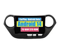 RoverOne Autoradio per Hyundai I10 2013 2014 2015 2016 con Android Lettore Multimediale Navigazione GPS Stereo Touch Screen Bluetooth WiFi USB Mirror Link
