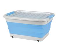 Rovin 20 e 45 litri di capacità blu pop-up con coperchio ripiegabile per riporlo