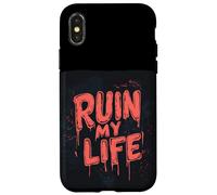 Rovina la mia vita con questa folle avventura Custodia per iPhone X/XS