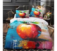 Rovine antiche Set Di Copripiumino 3 Pezzi microfibra stampa di 3D con federa con cerniera decorazione per camera da letto Paesaggio montano copripiumino for adulti e bambini King（220x240cm）