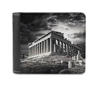Rovine di un tempio Partenone Acropoli Atene Grecia stampato portafogli bifold portafoglio portamonete con più scomparti per carte di credito, per uomini e donne, Stile:, Taglia unica, MHXYZHW
