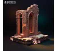 Rovine Una Chiesa Miniatura Rimane di Un Tempels Figura per Ttrpg's Come D 5e