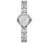 Rovixs Orologio da donna vintage, facile da leggere, classico, elegante, con orologio, ideale per l'uso quotidiano e occasioni, Argento-bianco