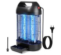 ROVLAK Lampada Antizanzare Elettrica Interno, Zanzariera Elettrica UV 14W Superficie Effettiva 60m², Luce Antizanzare Atossica Ammazza Zanzare Insetto Elettrico per Interno Cucina Cameretta