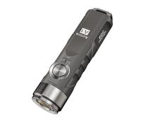 RovyVon Aurora A1 USB C Torcia Portachiavi Ricaricabile 650 Lumen Mini Torcia Portachiavi per Esterni Super Luminosi per il Trasporto Quotidiano, Campeggio, Ringraziamento, Natale (Grigio)