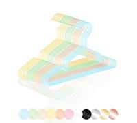 ROW&LINE® - Grucce per bambini (30 cm) - 20 pezzi (set da ragazzo) - Grucce per bambini salvaspazio - Resistenti per indumenti pesanti - per organizzazione e aspetto uniforme nell'armadio