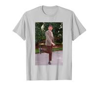 Rowan Atkinson Mr Bean The Ultimate Disaster Movie Foto Maglietta, Uomo, Argento, M