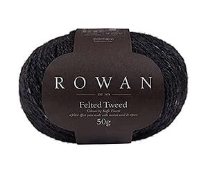 Rowan Felted Tweed Nero 50% Lana 25% Alpaca 25% Viscosa Filato - 50g