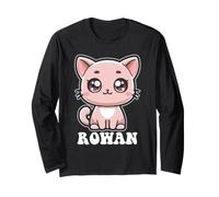 Rowan - Simpatico Gattino per Ragazze, con Nome Rowan Maglia a Manica