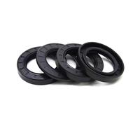 ROWCES 3 pezzi NBR TC paraolio scheletro diametro interno 15 mm diametro esterno 25 mm spessore 4-10 mm, 15x25x10mm Nero