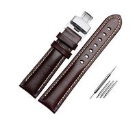 ROWCES Bracciale per orologio in pelle 18mm 20mm 21mm 22mm Cinturino per orologio Accessori per orologi da uomo, 20mm