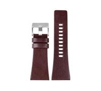ROWCES Cinturini per orologi da uomo di grandi dimensioni 24mm 26mm 28mm 30mm 32mm Cinturino per orologio in pelle nero/marrone, 30mm