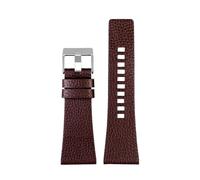 ROWCES Cinturini per orologi da uomo di grandi dimensioni 24mm 26mm 28mm 30mm 32mm Cinturino per orologio in pelle nero/marrone, 30mm