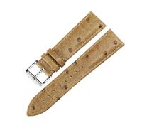 ROWCES Cinturino per orologio universale in pelle con motivo struzzo, 12mm - 24mm, cinturino per orologio, accessori di ricambio, 20mm