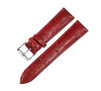ROWCES Cinturino per orologio universale in pelle con motivo struzzo, 12mm - 24mm, cinturino per orologio, accessori di ricambio, 20mm