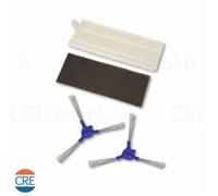 ROWENTA 2 Spazzole + Filtro Hepa + Microfiltro Robot Explorer 20 X-plorer 50