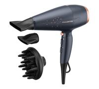 Rowenta Asciugacapelli Pro Power+ Stellar, Motore AC, beccucci da 6 e 9 mm, Diffusore per Volume, Effetto Ionico per Capelli Luminosi, Getto d’Aria Fredda, Prestazioni Professionali, CV7231