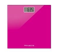 Rowenta BS1063 Premiss Bilancia Pesapersone Digitale con Piatto in Vetro, Rosa, lcd