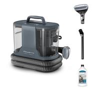 Rowenta Clean It, Smacchiatore Portatile, Auto-Pulizia e Lunga Autonomia, Design Compatto, con Soluzione Detergente Universale, Colore Grigio, IN3011