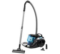 Rowenta RO3731 Compact Power Cyclonic Classic+, Aspirapolvere a Traino senza Sacco, Tecnologia Ciclonica, Capacità 1.5 L, Blu/Nero 49x29x34cm, 750W