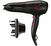 Rowenta Cv5623 Power Pro Ionic, Asciugacapelli,2200 W, Emissione Di Ioni, 6 Impostazioni, 2 Temperature, Diffusore Per Ricci, Nero