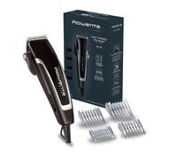 Rowenta TN1603 Driver, Tagliacapelli, Lame in acciaio Inox, Lame progettate per durare 15 anni, 4 pettini fissi, 15 impostazioni da 1 a 12 mm, Nero