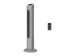 Rowenta Eole Home VU6980F0 - Ventilatore a torre a bassa velocità, a risparmio energetico, 7 velocità/3 modalità, timer, telecomando, grigio, VU6980F0