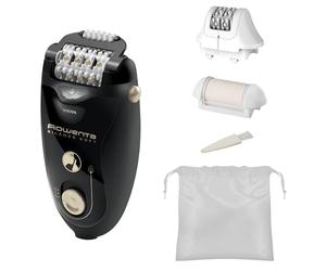 Rowenta Extreme Silence, Epilatore ad Alta Precisione con 24 Pinzette, con Tecnologia Micro-Contact Comfort e Funziona Vision, Esfoliante e Facile da Pulire, EP5628F0