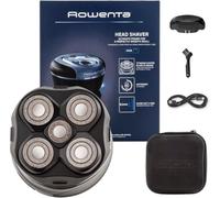 Rowenta GentleBald, Rasoio per Capelli con 5 Testine Flessibili in Titanio, Motore Potente e Tecnologia GentleSkin, Autonomia di 80 Minuti, con Blocco Viaggio e Custodia Antiurto, TN3110E0